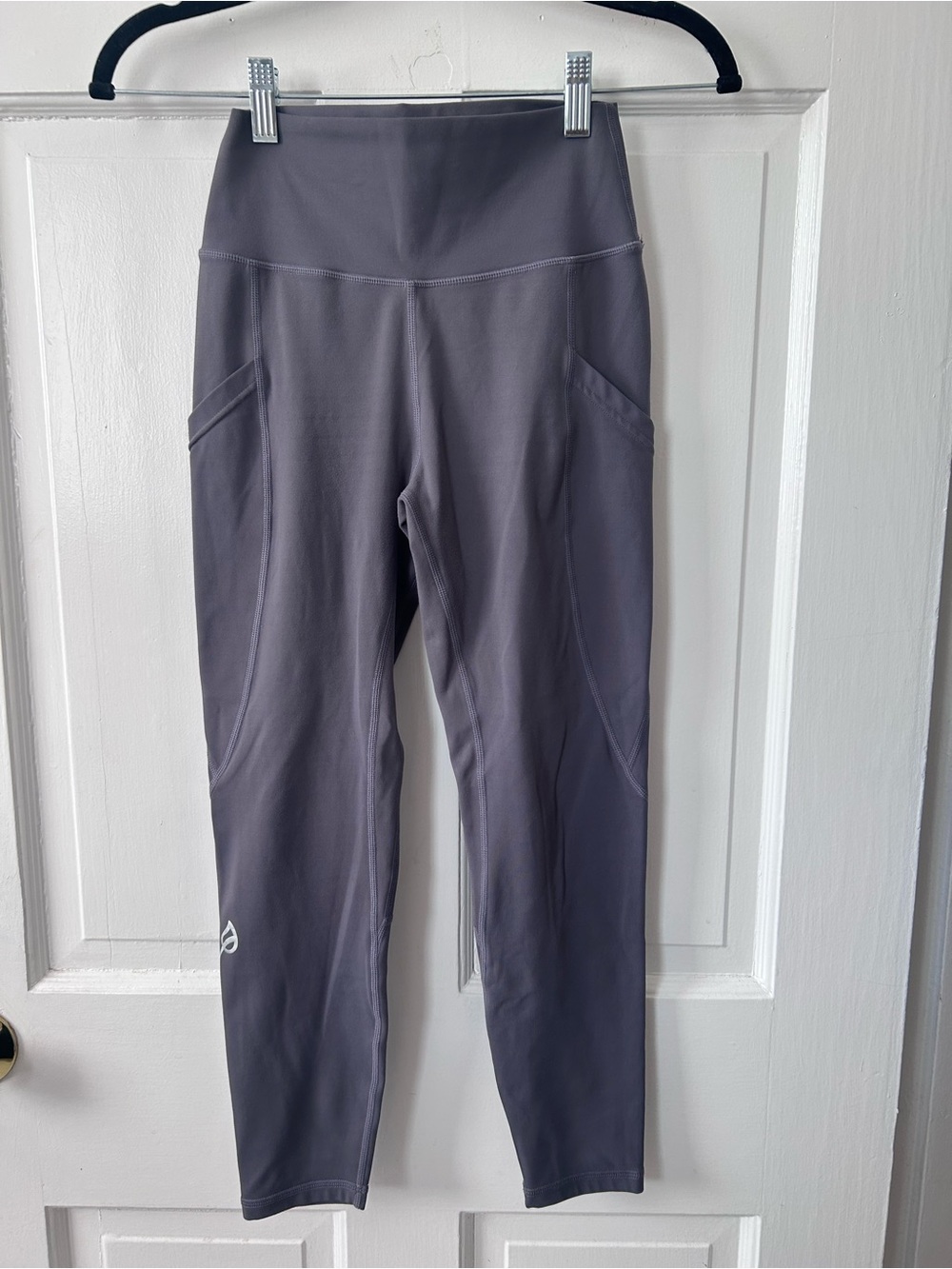 P’tula High-Waisted Women’s Leggings Sz Medium Dark Grey Full Length EUC